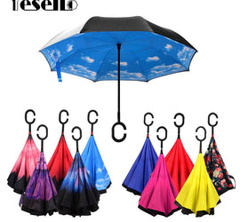 Double Layer Inverted, Windproof Umbrella
