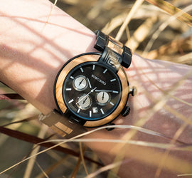 BOBO BIRD Handmade Wooden Watch For Men