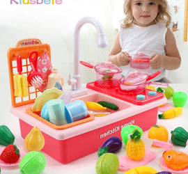 Junior Chef Kitchen and Electric Dishwasher Set