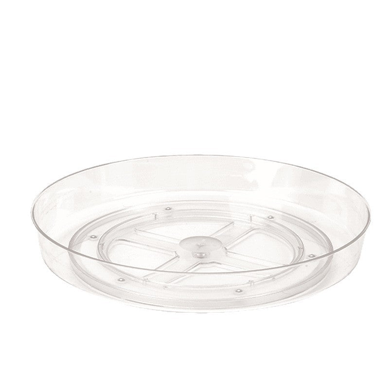 Cross-border plastic dining table turntable rotating storage kitchen living room home desktop vanity transparent practical fruit plate