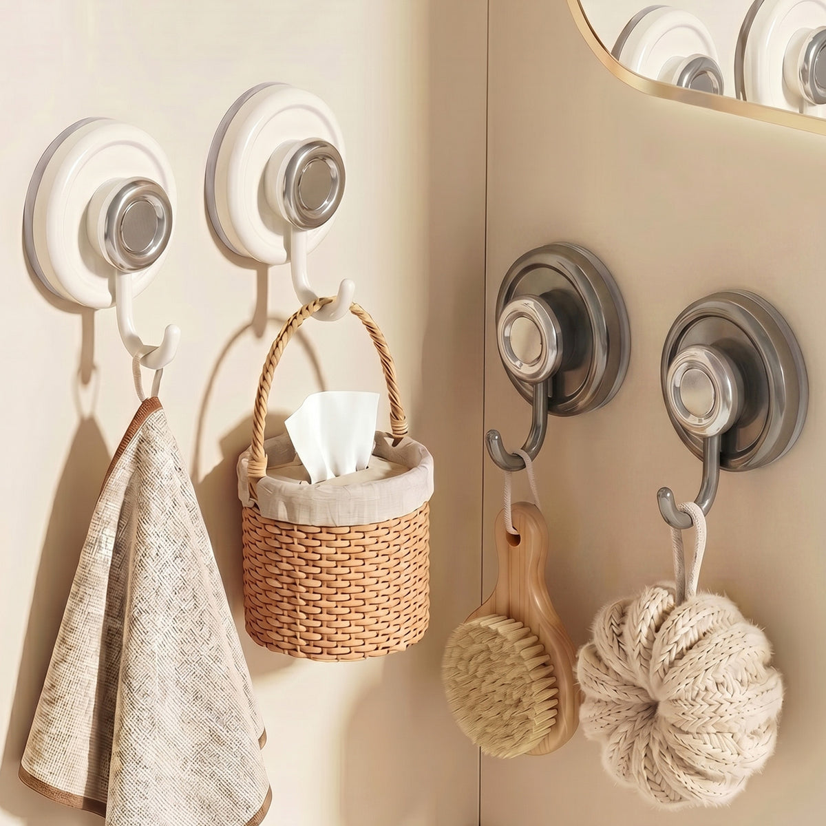 Heavy-Duty Suction Hooks