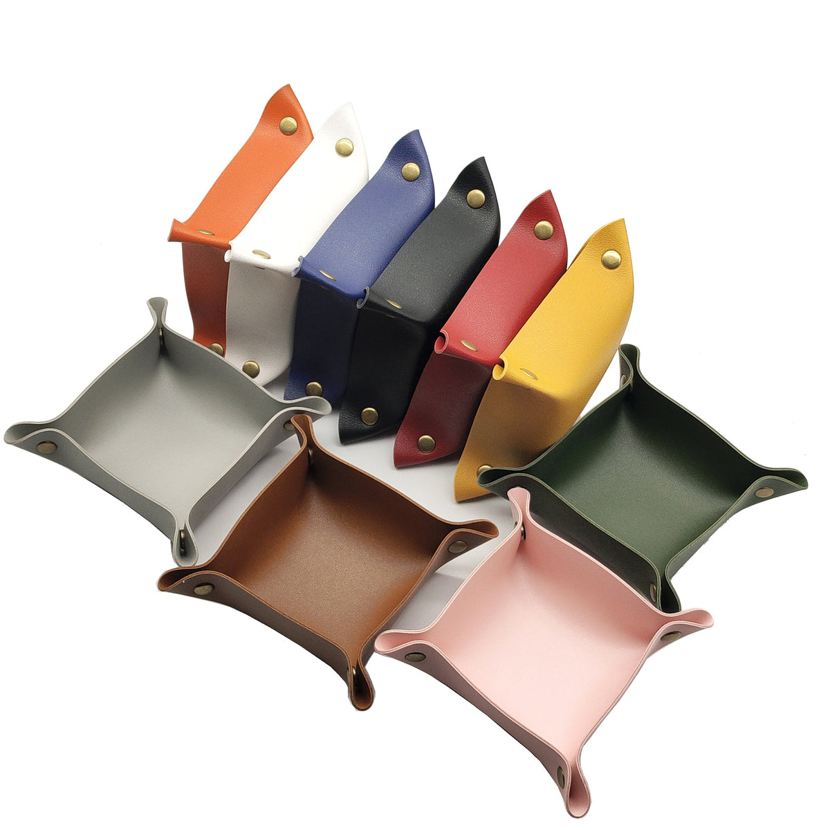 Leather-Look Valet Tray