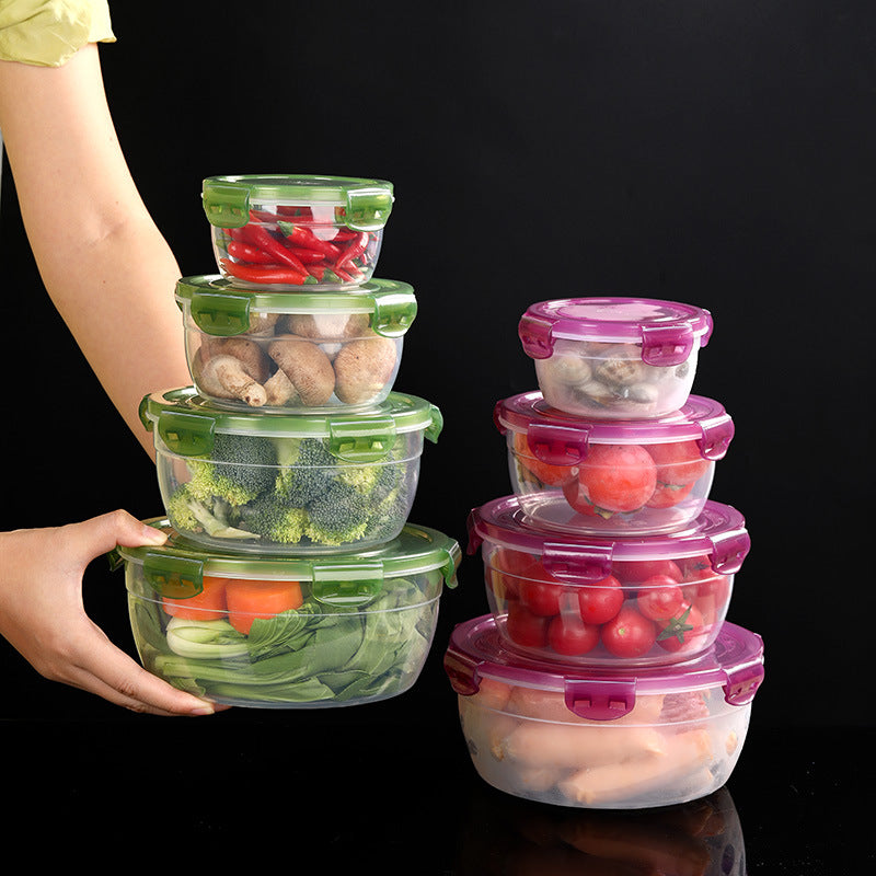 Clear Fridge Food Storage Container Set