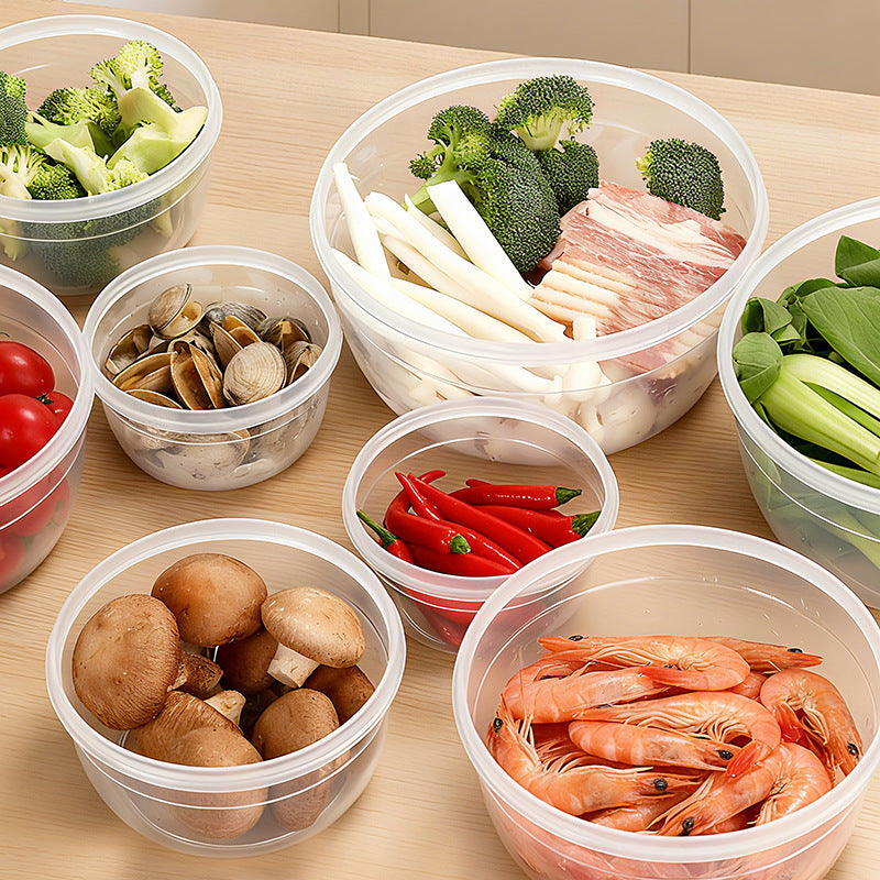 Clear Fridge Food Storage Container Set