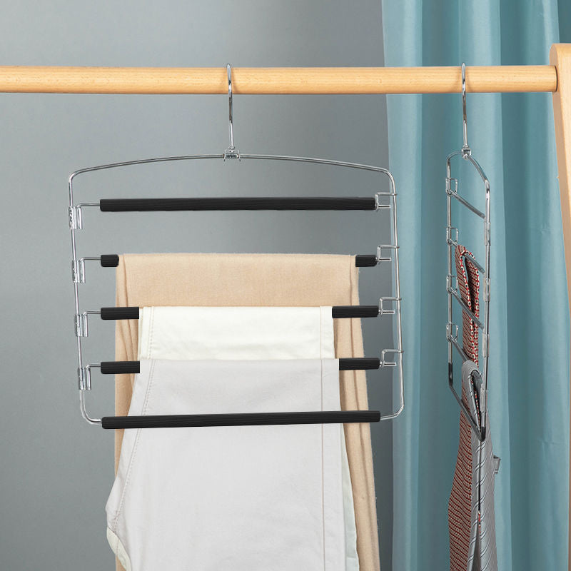 Space-Saving Multi-Layer Pants Hanger