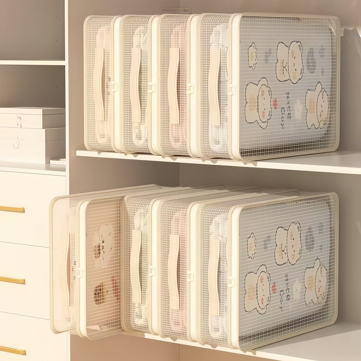 Mesh Bedding Set Storage Bags