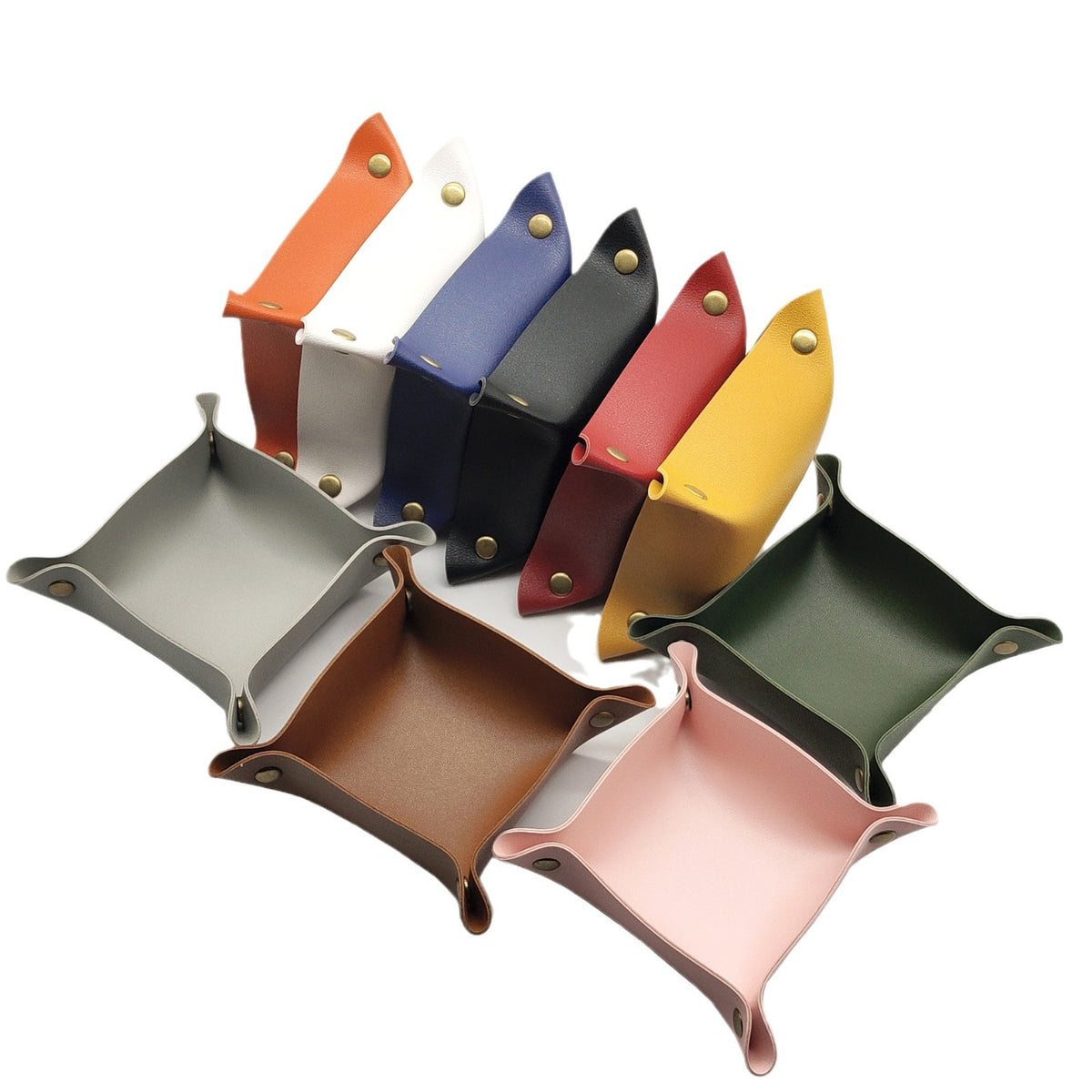 Leather-Look Valet Tray