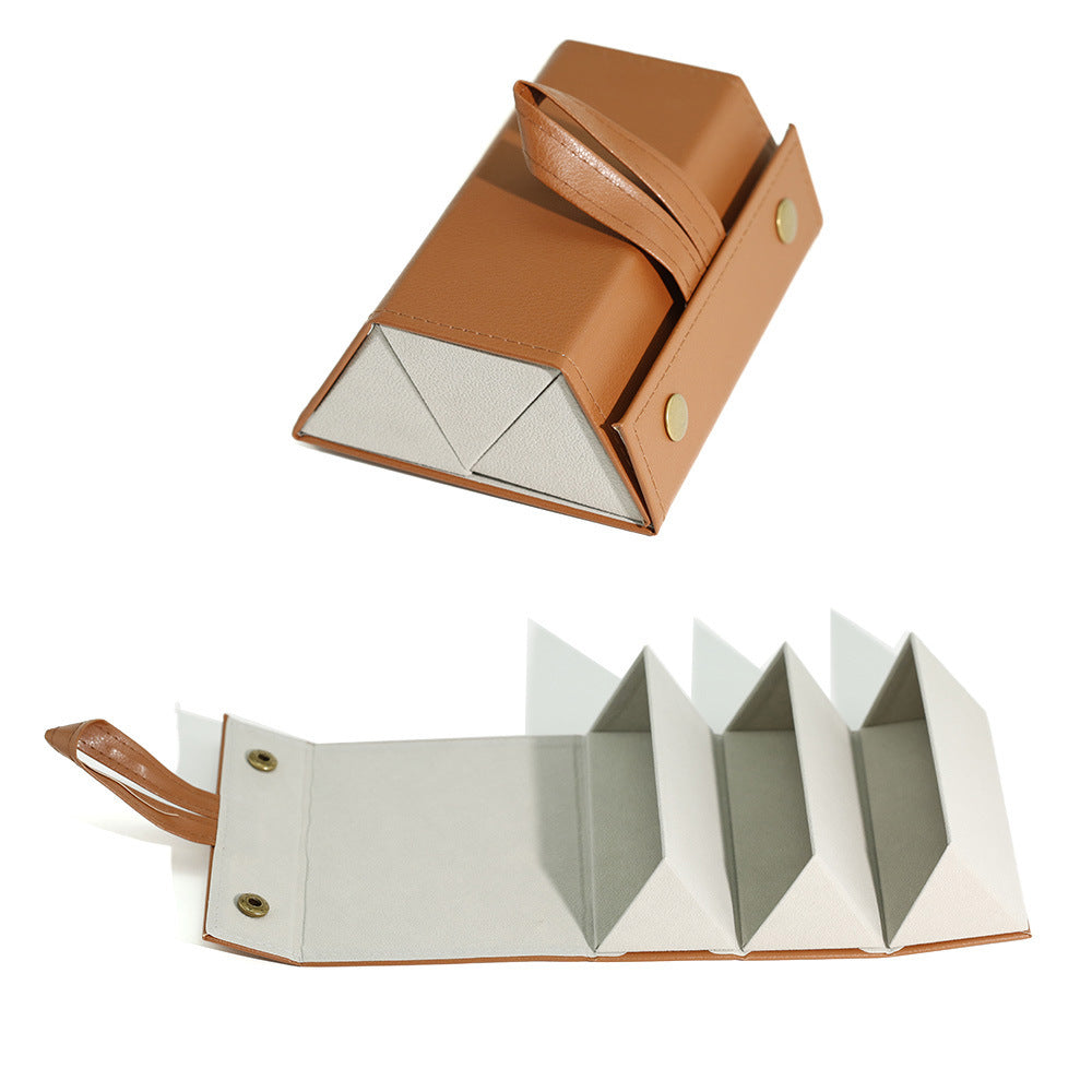 Foldable Multi-Slot Glasses Case