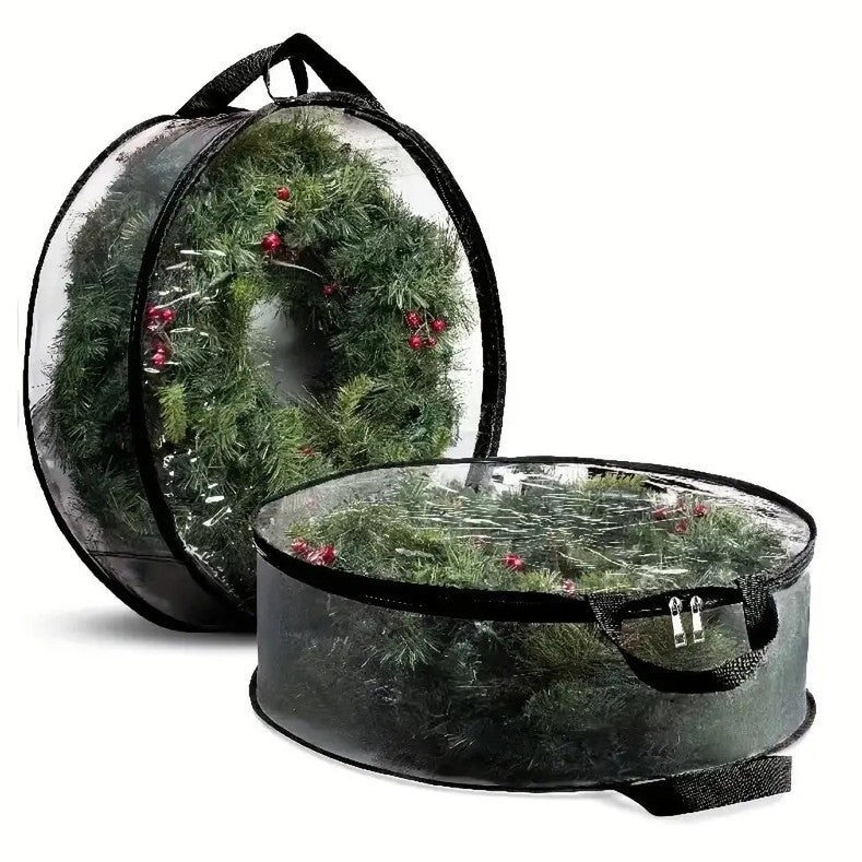 Clear Wreath Storage Bag