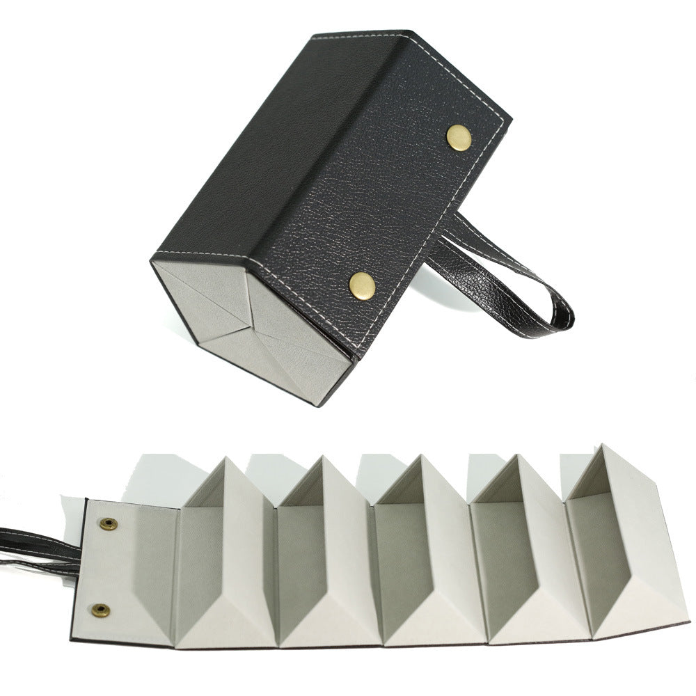 Foldable Multi-Slot Glasses Case