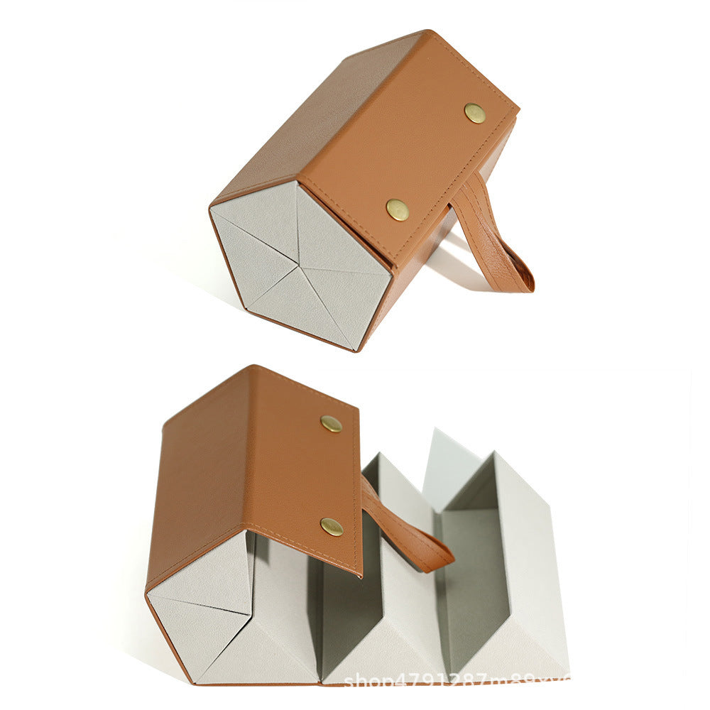 Foldable Multi-Slot Glasses Case