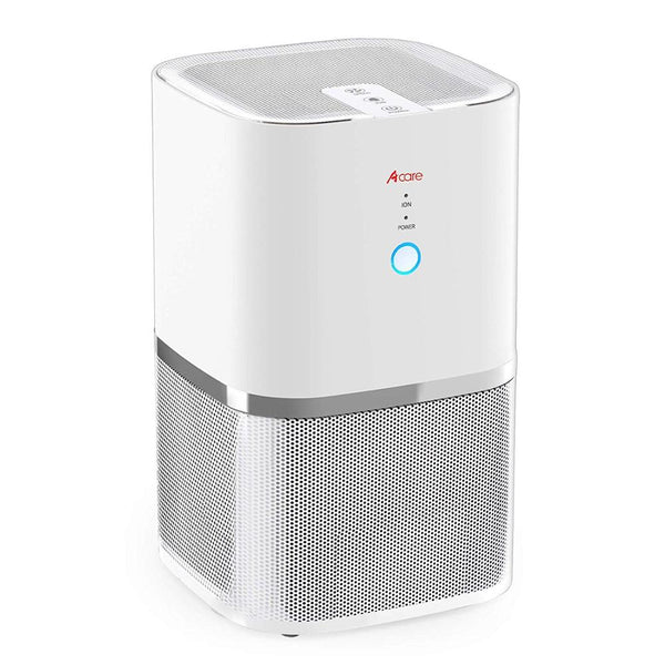 Acare Air Purifier with 3 Filters for Home Office 1 True HEPA Filter Air Cleaner Negative Ion Generator Quiet Enough for Bedroom