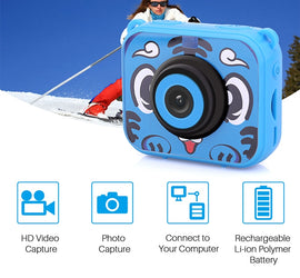 Newest Children Mini Camera 2.0 Inch LCD Screen Digital Video Photo Camera Waterproof 1080P Kids Camera Children Birthday Gift