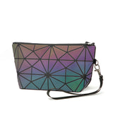 Women Handbags 3 Pcs Bag Set Crossbody Bags For Women Geometric Luminous Shoulder Bag Female Purse And Handbag Tote Holographic