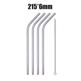 Eco-friendly Reusable, Stainless Steel Drinking Straws