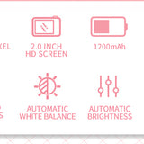 Kid's cartoon camera HD digital w/2 inch display