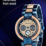 BOBO BIRD Handmade Wooden Watch For Men