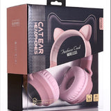 LED Cat Ear Noise Cancelling Headphones