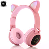 LED Cat Ear Noise Cancelling Headphones