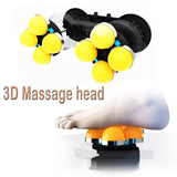 Electric foot massager and heating with fashion leather cover