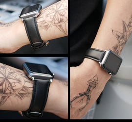 iConic Apple Watch Leather Band For Men