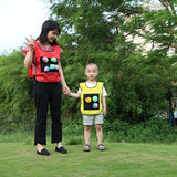 Kids Outdoor Sport Game Props Vest Sticky Jersey Vest Game Vest Waistcoat With Sticky Ball Throwing Toys For Children Sports Toy