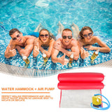 Swimming Pool Inflatable Hammock (w/ free pump)