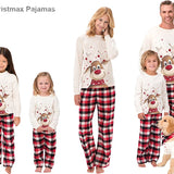 Happy Deer Family Matching Christmas Pajama Set