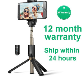 BlitzWolf BS3 Wireless bluetooth Selfie Stick Mini Tripod Extendable Foldable Monopod For iPhone For Samsung Xiaomi Huawei Phone
