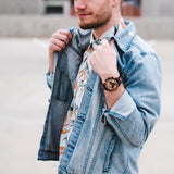 BOBO BIRD Chronograph Wooden Military Watch