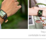 BOBO BIRD Montre Femme Wooden Quartz Watch