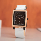 BOBO BIRD Montre Femme Wooden Quartz Watch