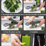 MasterSlice 8-in-1 Veggie N' Fruit Cutter