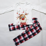 Happy Deer Family Matching Christmas Pajama Set