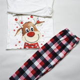 Happy Deer Family Matching Christmas Pajama Set