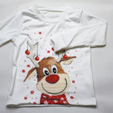 Happy Deer Family Matching Christmas Pajama Set