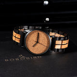 BOBO BIRD Relogio Stallion Chronograph Wooden Watch