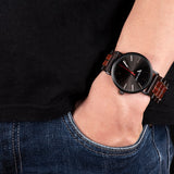 BOBO BIRD Relogio Stallion Chronograph Wooden Watch