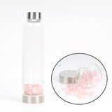 Creative Natural Quartz Crystal Glass Water Bottle