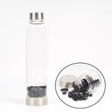 Creative Natural Quartz Crystal Glass Water Bottle