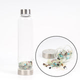 Creative Natural Quartz Crystal Glass Water Bottle