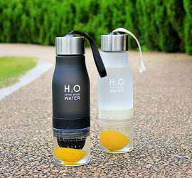 New 650ml Water Bottle plastic Fruit infusion bottle