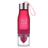 New 650ml Water Bottle plastic Fruit infusion bottle
