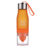 New 650ml Water Bottle plastic Fruit infusion bottle